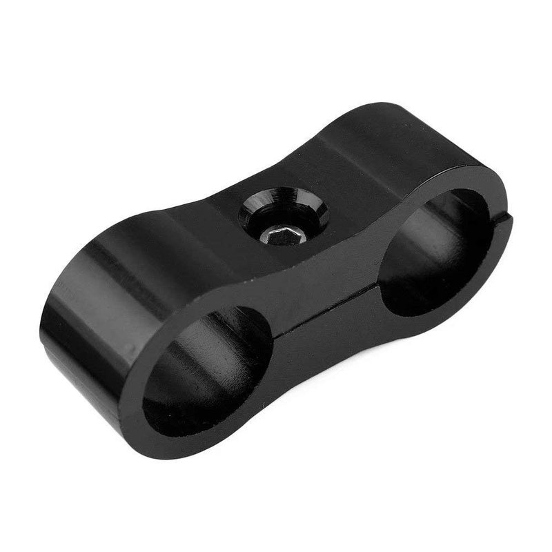Larlansz 6PCS AN6 6AN Billet Aluminum Fuel line Mounting Hose Separator Clamp for Fuel Line, Oil Hose, Brake Line, Water Pipe, Gas Line black - Image 4